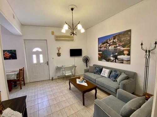 TV a/nebo společenská místnost v ubytování Gallery Apartments