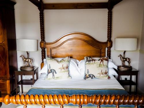 Ένα ή περισσότερα κρεβάτια σε δωμάτιο στο The Wensleydale Hotel