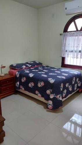 Ένα ή περισσότερα κρεβάτια σε δωμάτιο στο Hostel pé da serra