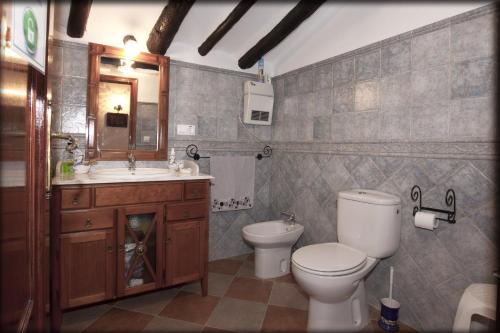 Koupelna v ubytování Terra Blanca del Benicadell