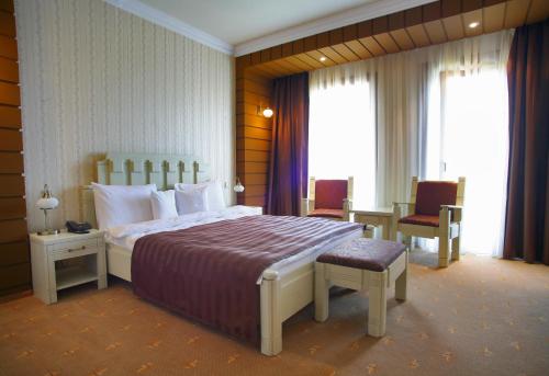 Postel nebo postele na pokoji v ubytování Anette Resort & SPA