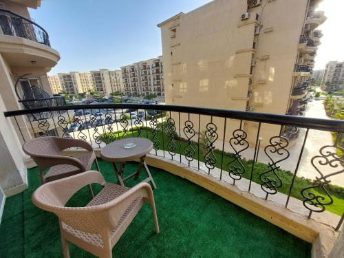 Balkoni atau teres di Gazzar inn Rehab42