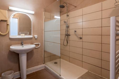 Koupelna v ubytování Hotel Hibiscus