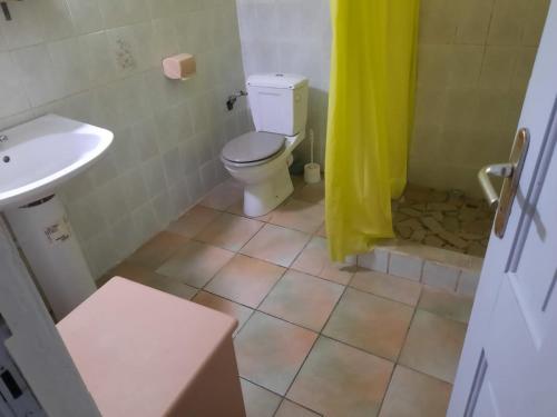 Koupelna v ubytování Le Jardin de Massieux