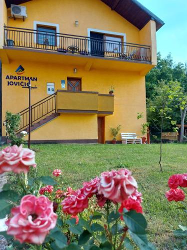 Κήπος έξω από το Apartman Jovičić