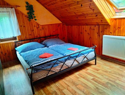 Postel nebo postele na pokoji v ubytování Holiday home Báďa