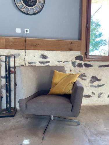 Χώρος καθιστικού στο CHALET LA BOLLINE