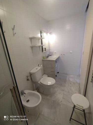 Ένα μπάνιο στο Ático-Duplex Las Palmeras