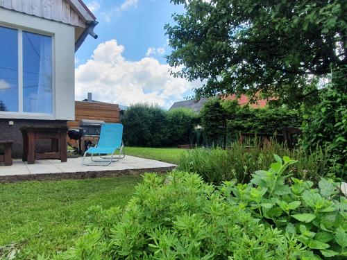 Ein Garten an der Unterkunft Chalupa Pasečná