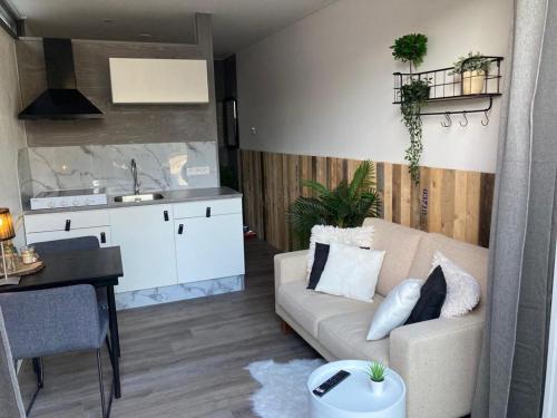 Kuchyň nebo kuchyňský kout v ubytování Casa Bianco