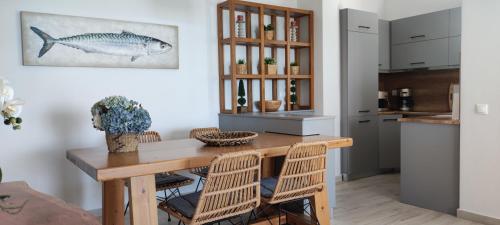 Η κουζίνα ή μικρή κουζίνα στο Aegean Suites