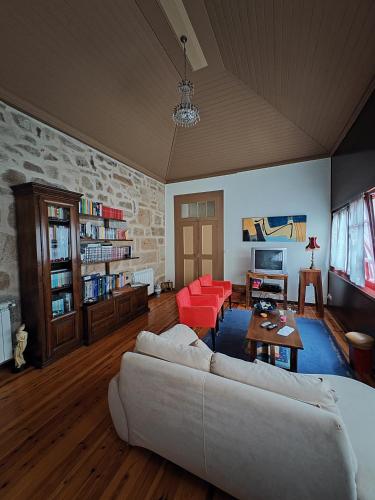 Χώρος καθιστικού στο Casa Grande do Seixo