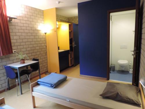 เตียงในห้องที่ Hostel Blauwput Leuven