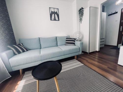 Posezení v ubytování Moderna Apartament