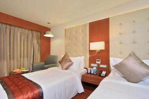 Cama o camas de una habitación en Comfort Inn Insys
