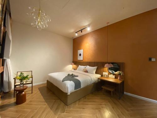 Katil atau katil-katil dalam bilik di Teakhouse Đà Lạt