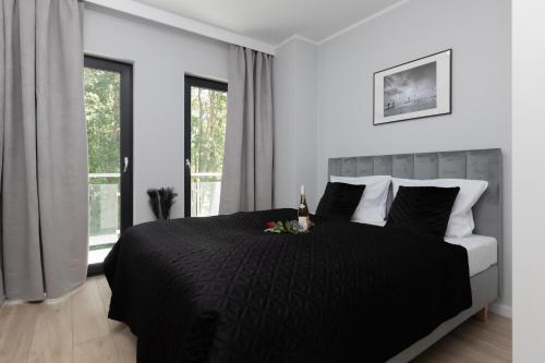 Posteľ alebo postele v izbe v ubytovaní Little Laguna Apartments SPA & Gym by Renters