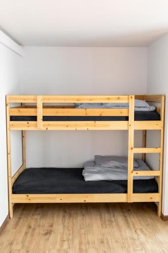 a bunk bed room with two bunk beds at Bayview Terraces in Limassol