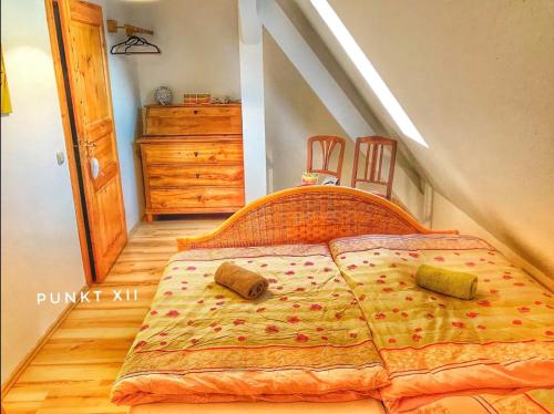 Ένα ή περισσότερα κρεβάτια σε δωμάτιο στο Wohnung 2