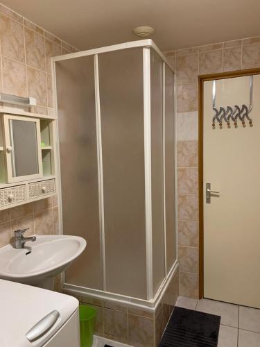 Phòng tắm tại Residence Rokia