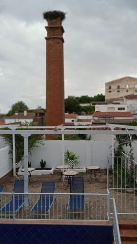 Balkón nebo terasa v ubytování Hotel Rural La Posada de las Cigüeñas