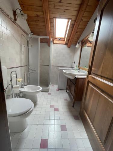 Kúpeľňa v ubytovaní Casa vista Montebianco