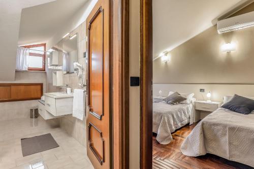 Koupelna v ubytování Hotel Villa De Santis