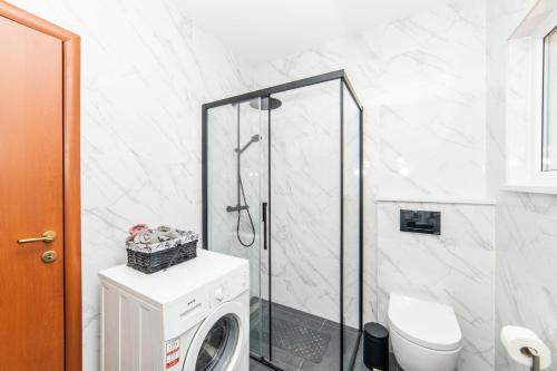 Koupelna v ubytování APARTMANI LILE