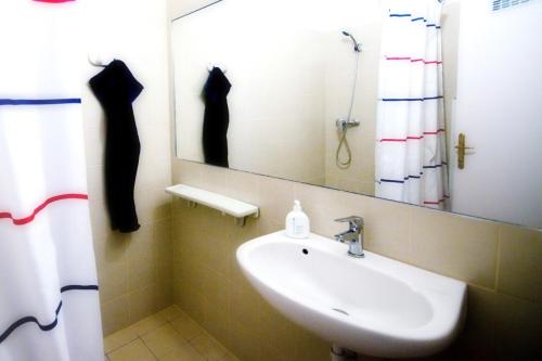 CentrÁlom Apartman tesisinde bir banyo