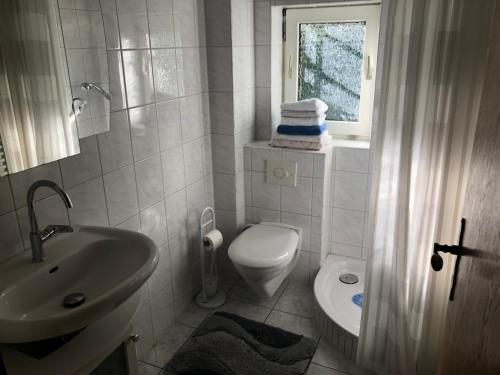Ένα μπάνιο στο Haus Porta