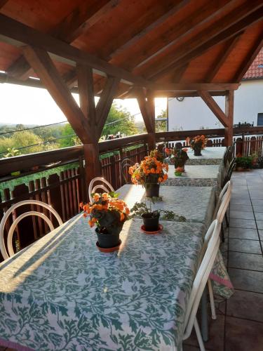 A balcony or terrace at Rooms Čehovin