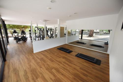 Das Fitnesscenter und/oder die Fitnesseinrichtungen in der Unterkunft Los Zocos Impressive Lanzarote