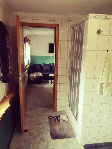 Cama o camas de una habitación en Nordsee Monteurwohnung Justus
