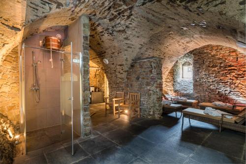 Et badeværelse på Schloss Purschenstein