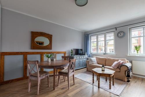 Ruang duduk di Apartament Stare Miasto