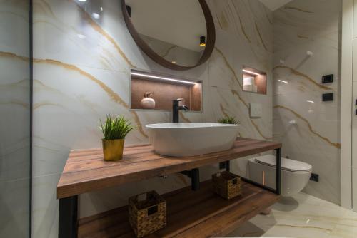 Koupelna v ubytování Zitab Luxury Apartment