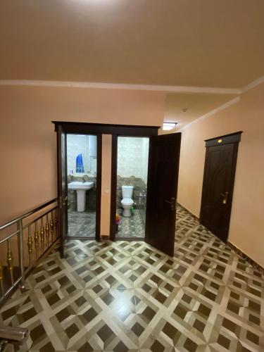 Χώρος καθιστικού στο hostel and guest house Shayx Jalol