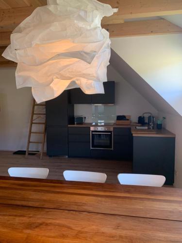 Η κουζίνα ή μικρή κουζίνα στο Blackforest Homestay Apartments