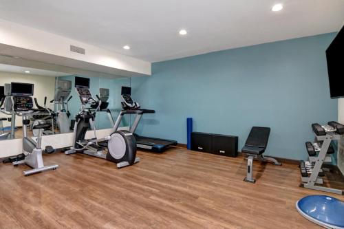 a gym with several exercise equipment in a room at Holiday Inn Express Hotel & Suites Anderson I-85 - HWY 76, Exit 19B by IHG in Anderson