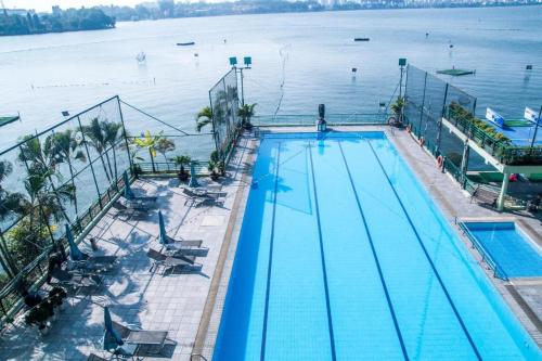 Πισίνα στο ή κοντά στο Best Price Hồ Tây Apartments for Long Stays