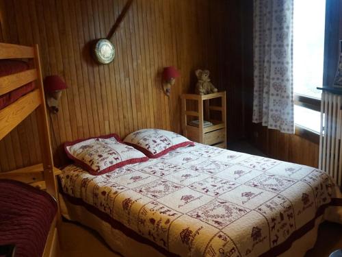 Postel nebo postele na pokoji v ubytování Appartement 2 pièces 6 personnes, animaux admis, Orcières Merlette - FR-1-636-206