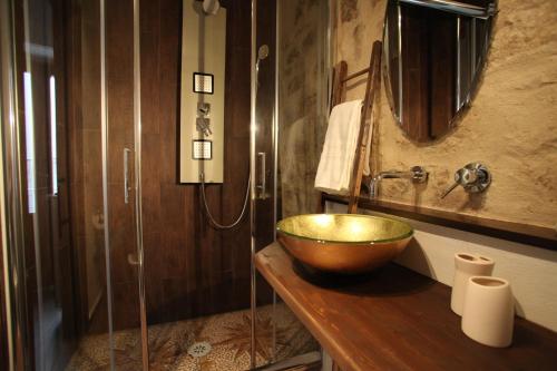 Kúpeľňa v ubytovaní Rifugio Degli Svevi