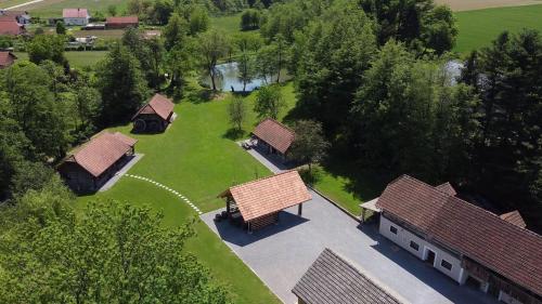 Bird's-eye view ng Cosy cottage in countryside