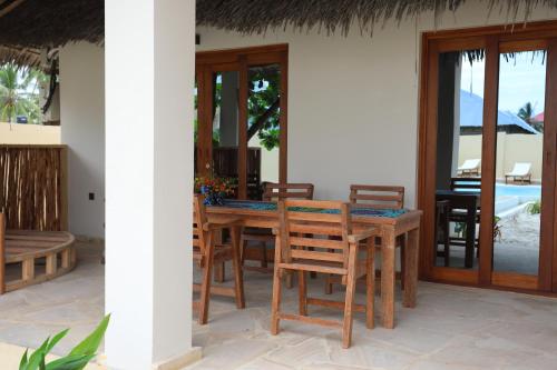Patio nebo venkovní prostory v ubytování Mkunguni Villas