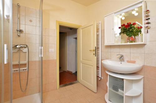 Phòng tắm tại Casa Le Meriche