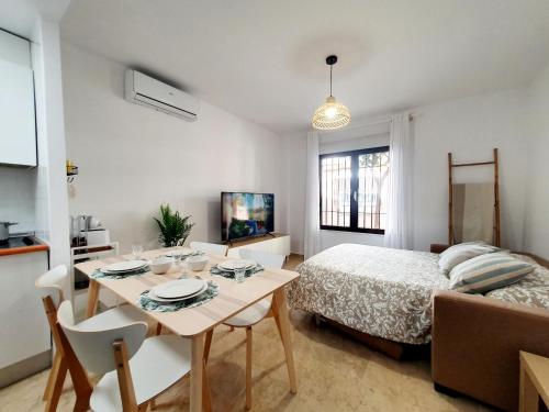 Posteľ alebo postele v izbe v ubytovaní Spanish Home Fuengirola