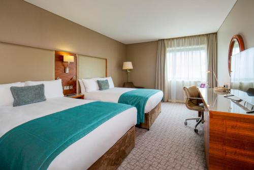 Cama o camas de una habitación en Crowne Plaza London - Docklands by IHG