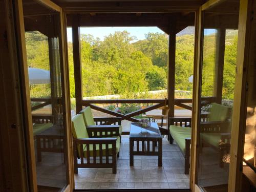 Balkón nebo terasa v ubytování Guest House Mare