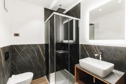Ένα μπάνιο στο Albergo Centrale