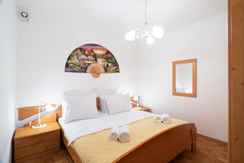 Postel nebo postele na pokoji v ubytování Beachfront Apartment SunVita by Locap Group